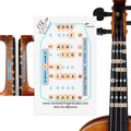 Fantastic Finger Guide - Violin Finger Guide, Note Stickers for Beginners