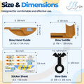 Fantastic Finger Guides Violin Bow Training Kit – Hold & Straight Bow Guide