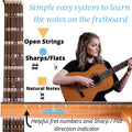 Left-Handed Acoustic and Electric Guitars Guide Sticker  | Fantastic Finger Guides